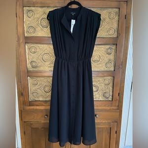Ann Taylor Sleeveless button front dress